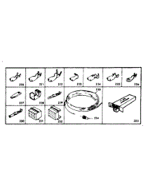 Wiring & Wiring Terminals parts for Kenmore Range 628.9287460 (6289287460, 628 9287460) from AppliancePartsPros.com