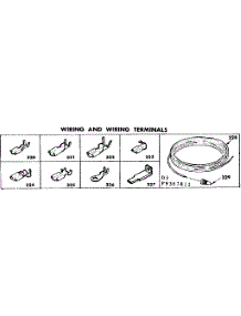 Wiring And Wiring Terminals parts for Kenmore Range 628.9367811 (6289367811, 628 9367811) from AppliancePartsPros.com