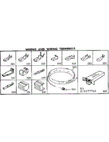 Wiring And Wiring Terminals parts for Kenmore Range 628.9377710 (6289377710, 628 9377710) from AppliancePartsPros.com
