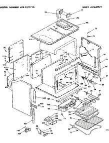 Body Assembly parts for Kenmore Range 628.9377710 (6289377710, 628 9377710) from AppliancePartsPros.com