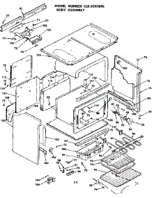 Body Assembly parts for Kenmore Range 628.9397890 (6289397890, 628 9397890) from AppliancePartsPros.com