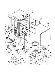 Tub Assembly parts for Kenmore Dishwasher 665.16819992 (66516819992, 665 16819992) from AppliancePartsPros.com
