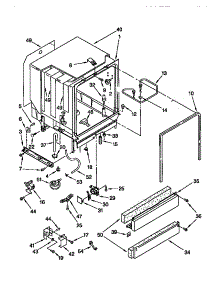Tub Assembly parts for Kenmore Dishwasher 665.16835790 (66516835790, 665 16835790) from AppliancePartsPros.com