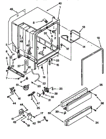 Tub Assembly parts for Kenmore Dishwasher 665.16838790 (66516838790, 665 16838790) from AppliancePartsPros.com