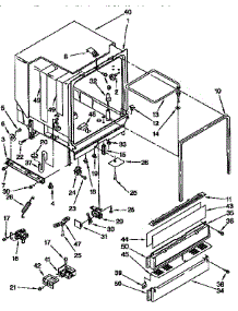 Tub And Assembly parts for Kenmore Dishwasher 665.1684991 (6651684991, 665 1684991) from AppliancePartsPros.com