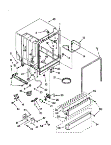 Tub Assembly parts for Kenmore Dishwasher 665.16869990 (66516869990, 665 16869990) from AppliancePartsPros.com
