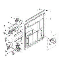 Door And Latch Parts parts for Kenmore Dishwasher 665.16872000 (66516872000, 665 16872000) from AppliancePartsPros.com
