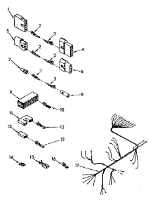 Wiring Harness parts for Kenmore Dishwasher 665.1687580 (6651687580, 665 1687580) from AppliancePartsPros.com