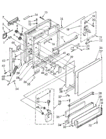 Door And Toe Panel parts for Kenmore Dishwasher 665.1687582 (6651687582, 665 1687582) from AppliancePartsPros.com