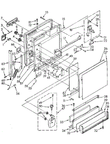 Door And Toe Panel parts for Kenmore Dishwasher 665.1687583 (6651687583, 665 1687583) from AppliancePartsPros.com