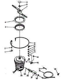 Heater, Pump And Lower Sprayarm Parts parts for Kenmore Dishwasher 665.1688581 (6651688581, 665 1688581) from AppliancePartsPros.com