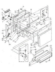 Door And Toe Panel parts for Kenmore Dishwasher 665.1688582 (6651688582, 665 1688582) from AppliancePartsPros.com