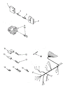 Wiring Harness parts for Kenmore Dishwasher 665.1688583 (6651688583, 665 1688583) from AppliancePartsPros.com