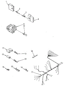 Wiring Harness parts for Kenmore Dishwasher 665.1688584 (6651688584, 665 1688584) from AppliancePartsPros.com