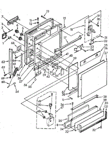 Door And Toe Panel parts for Kenmore Dishwasher 665.1690190 (6651690190, 665 1690190) from AppliancePartsPros.com