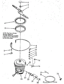 Heater, Pump And Lower Sprayarm parts for Kenmore Dishwasher 665.1690191 (6651690191, 665 1690191) from AppliancePartsPros.com