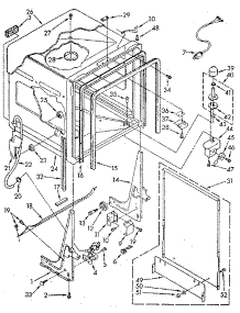Tub parts for Kenmore Dishwasher 665.1690191 (6651690191, 665 1690191) from AppliancePartsPros.com