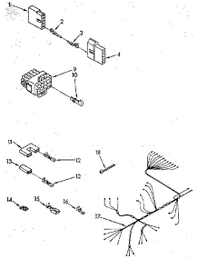 Wiring Harness parts for Kenmore Dishwasher 665.1690591 (6651690591, 665 1690591) from AppliancePartsPros.com
