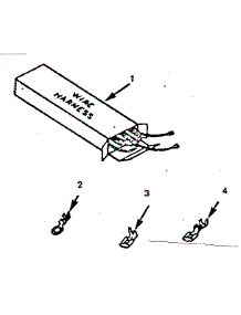 Wire Harnesses And Components parts for Kenmore Range 911.6228411 (9116228411, 911 6228411) from AppliancePartsPros.com