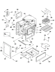 Body Section parts for Sears Cooktop 9116248812 from AppliancePartsPros.com