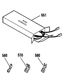 Wire Harnesses & Components parts for Kenmore Range 911.6248813 (9116248813, 911 6248813) from AppliancePartsPros.com