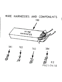 Wire Harnesses And Components parts for Kenmore Range 911.6267610 (9116267610, 911 6267610) from AppliancePartsPros.com