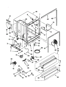 Tub Assembly parts for Kenmore Dishwasher 665.15834000 (66515834000, 665 15834000) from AppliancePartsPros.com