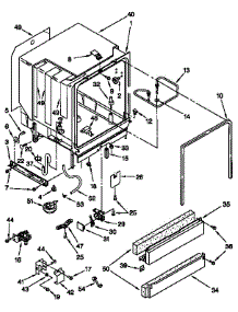 Tub Assembly parts for Kenmore Dishwasher 665.15835790 (66515835790, 665 15835790) from AppliancePartsPros.com