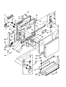Door And Toe Panel Parts parts for Kenmore Dishwasher 665.1586580 (6651586580, 665 1586580) from AppliancePartsPros.com