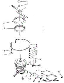 Heater, Pump And Lower Spray Arm Parts parts for Kenmore Dishwasher 665.1586581 (6651586581, 665 1586581) from AppliancePartsPros.com