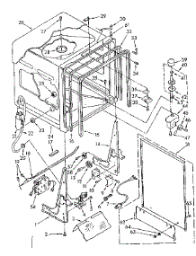 Tub And Rapid Advance Timer Parts parts for Kenmore Dishwasher 665.1586581 (6651586581, 665 1586581) from AppliancePartsPros.com