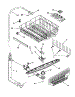 Upper Dishrack And Water Feed