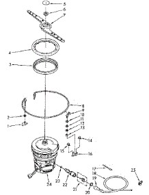 Heater, Pump And Lower Sprayarm Parts parts for Kenmore Dishwasher 665.1587580 (6651587580, 665 1587580) from AppliancePartsPros.com