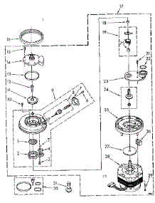 Pump And Motor Parts parts for Kenmore Dishwasher 665.1587580 (6651587580, 665 1587580) from AppliancePartsPros.com