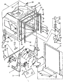 Tub And Rapid Advance Timer Parts parts for Kenmore Dishwasher 665.1587580 (6651587580, 665 1587580) from AppliancePartsPros.com