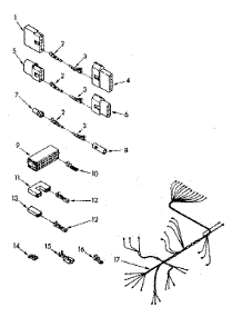 Wiring Harness parts for Kenmore Dishwasher 665.1587980 (6651587980, 665 1587980) from AppliancePartsPros.com