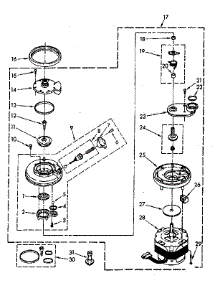 Pump And Motor Parts parts for Kenmore Dishwasher 665.1587981 (6651587981, 665 1587981) from AppliancePartsPros.com