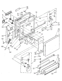 Door And Toe Panel parts for Kenmore Dishwasher 665.1587982 (6651587982, 665 1587982) from AppliancePartsPros.com