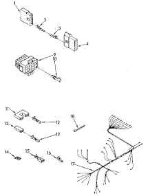 Wiring Harness parts for Kenmore Dishwasher 665.1588584 (6651588584, 665 1588584) from AppliancePartsPros.com