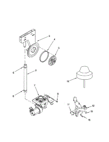 Fill And Overfill parts for Kenmore Dishwasher 665.15889000 (66515889000, 665 15889000) from AppliancePartsPros.com
