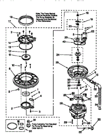Pump And Motor parts for Kenmore Dishwasher 665.15891790 (66515891790, 665 15891790) from AppliancePartsPros.com