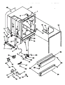 Tub Assembly parts for Kenmore Dishwasher 665.15891792 (66515891792, 665 15891792) from AppliancePartsPros.com