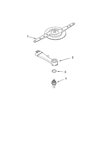 Lower Washarm Parts parts for Kenmore Dishwasher 665.15892100 (66515892100, 665 15892100) from AppliancePartsPros.com
