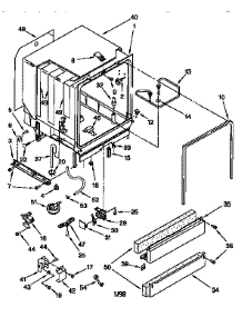 Tub Assembly parts for Kenmore Dishwasher 665.15895791 (66515895791, 665 15895791) from AppliancePartsPros.com