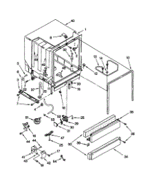 Tub Assembly parts for Kenmore Dishwasher 665.15895794 (66515895794, 665 15895794) from AppliancePartsPros.com