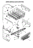 Upper Dishrack And Water Feed