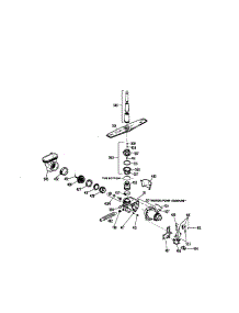 Motor Pump Mechanism (363.1404895) parts for Kenmore Dishwasher 363.1404895 (3631404895, 363 1404895) from AppliancePartsPros.com