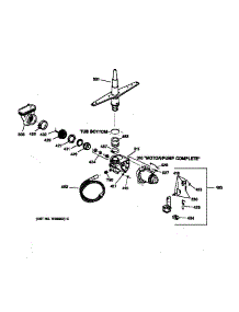 Motor-Pump Mechanism parts for Kenmore Dishwasher 363.14071792 (36314071792, 363 14071792) from AppliancePartsPros.com