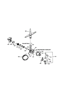 Motor-Pump Mechanism parts for Kenmore Dishwasher 363.14075790 (36314075790, 363 14075790) from AppliancePartsPros.com