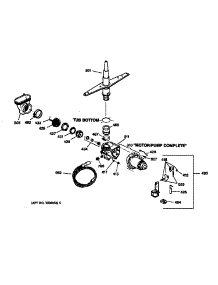 Motor-Pump Mechanism parts for Kenmore Dishwasher 363.14081992 (36314081992, 363 14081992) from AppliancePartsPros.com